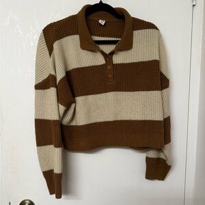 Simon’s striped cropped sweater - Size Medium